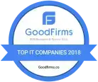 GoodFirms recognition badge for software development services