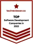 Techreviewer recognition badge for software and app development